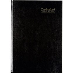 CUMBERLAND FINANCIAL YR DIARY Casebound,A4 Day to Page Assorted Colours