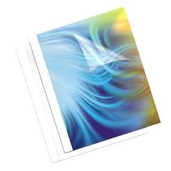THERMAL COVER 6MM WHITE A4 50-60 Sheets Pack of 100