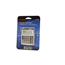 CANON LS82ZBL CALCULATOR 8 Digit,Dual Power Angled Display