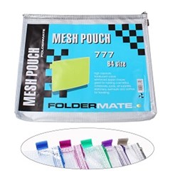 QUILL MESH POUCHES B4 38.5x33cm Assorted Zip