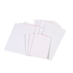OLYMPIC OFFICE/NOTE PADS A4 297x210mm Bank  Ruled White 100 Leaf