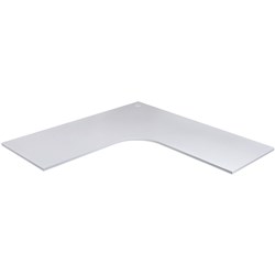 OM Radial Corner Desk Top Only 1500/1500W x 700D x 25mmH White