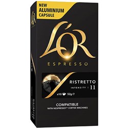 L'OR Espresso Coffee Capsules Ristretto Box Of 100 Box 100