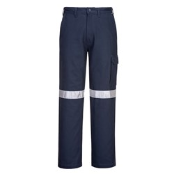 Portwest Cargo Pants With Tape Size 36 Regular Navy