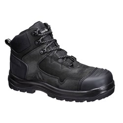 Portwest Apex Composite Mid Boot S3S Heat Slip Fuel Oil Water Resistant Size 40 Black