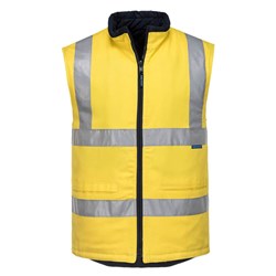 Portwest Hi-Vis Reversible Vest XL Yellow