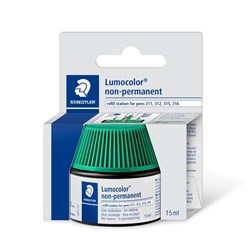 Staedtler Lumocolor 311 312 315 316 Non-Permanent Pen Refill Station Green