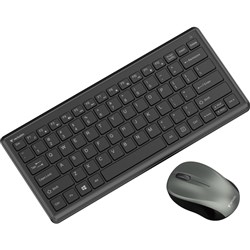 Verbatim Compact Silent Wireless Keyboard and Mouse Combo Black