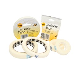 MARBIG INVISIBLE TAPE 12mmx33m Clear