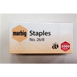 MARBIG STAPLES  N0 26/8 Pack 5000