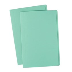 AVERY COLOURED MANILLA FOLDERS Foolscap  Light Green Box 100