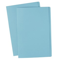 AVERY COLOURED MANILLA FOLDERS F/Cap Light Blue Box 100