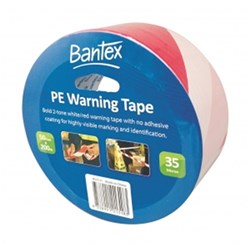 BANTEX PE WARNING TAPE 50mm X 200m 35mic