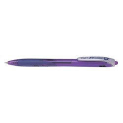 PILOT BPRG-10R REXGRIP BALLPEN Neon Med Purple Barrel & Ink