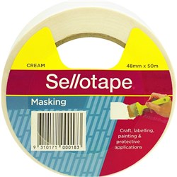 Sellotape Masking Tape 48mmx50m Beige