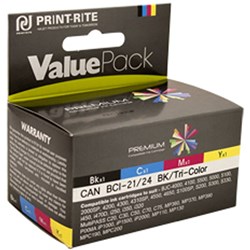 PRINT RITE BCI21C/24C VALUE PK Compatible Black and Colour