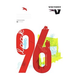 VICTORY STAPLED EXERCISE BOOK A4 96 Page