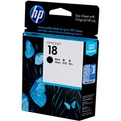 HP 18 BLACK INK CARTRIDGE C4936A