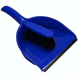 ITALPLAST DUSTPAN & BROOM SET White