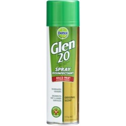 GLEN 20 SPRAY DISINFECTANT 175g Can Original Scent
