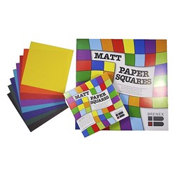 QUILL BRENEX PAPER SQUARES 127mm 70gsm Matt Assorted Pack Of 360