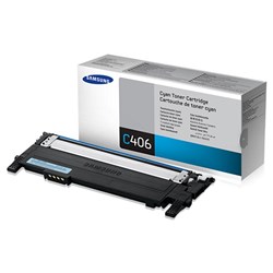 SAMSUNG CYAN TONER 1.5K CLP360/CLP365/CLX3300/CLX3305 1,000 Pages