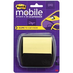 POST-IT MOBILE ATTACH AND GO PM-CAR1 Car Visor Pop-Up Notes Dispenser