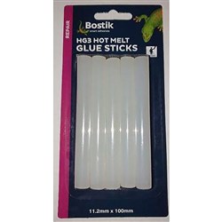 Bostik Glue Gun Sticks 7.2mm x 100mm Pack of 10