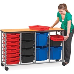 JS2 MOBILE STORAGE TROLLEY 760w x850h x450d