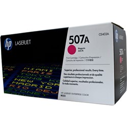 HP 507A LaserJet Toner Cartridge Magenta CE403A