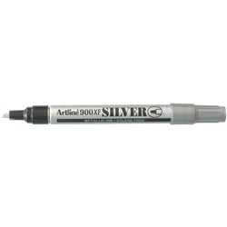 Artline 900XF Metallic Permanent Marker Medium Bullet 2.3mm Silver