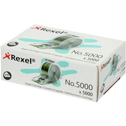 Rexel Staples Cartridge For Stella 30 Electric Stapler No.5000 Box Of 5000