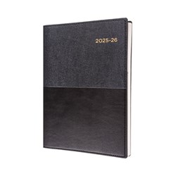 Collins Vanessa Financial Year Diary A5 Day To Page Black