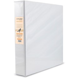 Bibbulmun Insert Binder A4 2D Ring 25mm White