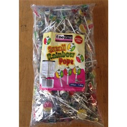 RAINBOW LOLLYPOPS Small Rainbow Pops Pack/200