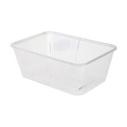 RECTANGLE CONTAINER CLEAR 1000 ML Take Away Container 1L Pack/50