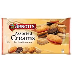 ARNOTTS ASSORTED CREAM 500GM Assorted  Cream Biscuits