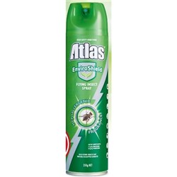 ATLAS ENVIROSHIELD FLYING Insect Spray Hypoallergenic Fragrance 350g