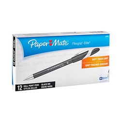 PAPERMATE FLEXIGRIP ELITE PEN 1.0mm Black
