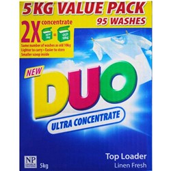 DUO 5KG LAUNDRY POWDER Aromatics Linen Fresh