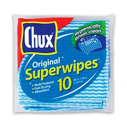 CHUX ORIGINAL SUPERWIPES 10PK Cleaning Cloth 60x30cm