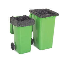 GENERAL PURPOSE HEAVY DUTY Wheelie Bin Liners Pack Of 25 240L