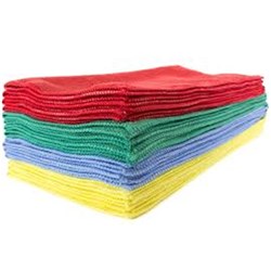 PREMIUM MICROFIBRE CLOTH 400x400mm All Purpose Assorted Pack Of 5