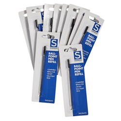 PEN REFILL SOVEREIGN Compatible For Cross Ballpoint Pens Fine Black