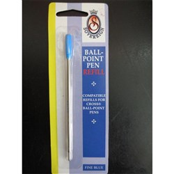 PEN REFILL SOVEREIGN Compatible Refill For Cross Ballpoint Pen Fine Blue