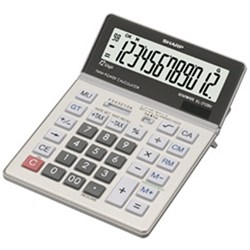 SHARP EL387V CALCULATOR Large 12 Digit Calculator With Day & Date Function