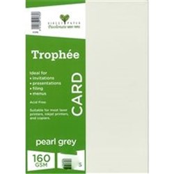 TROPHEE A4 INTENSIVE 160GSM Pearl Grey Pack Of 250