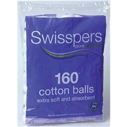 COTTON BALLS SWISSPERS Pack Of 160