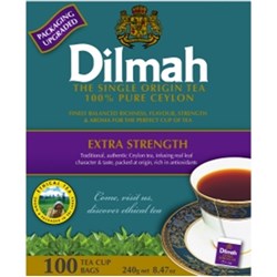 DILMAH PREMIUM EXTRA STRENGTH Teacup Bags 240gms Pack Of 100