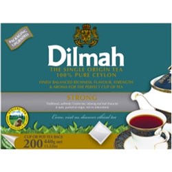 DILMAH EXTRA STRENGTH TEABAGS 200 pack   440g